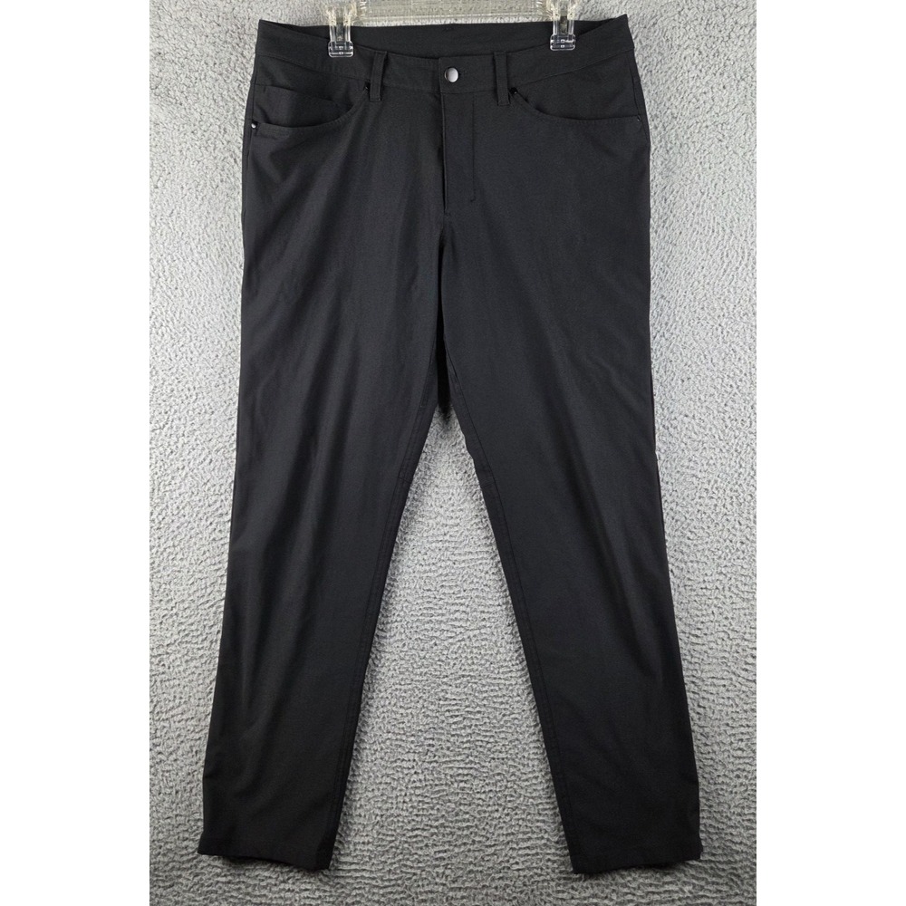 Lululemon ABC Pants Mens 34 (35x32) Gray Classic Stretch Warpstreme LM5968S